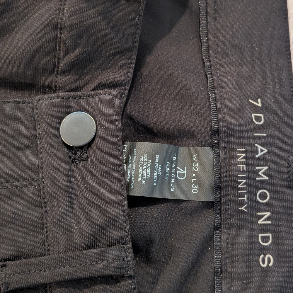 7 Diamonds Black Pants